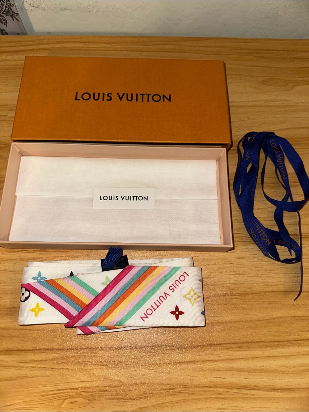 Louis Vuitton Murakami Monogram Bandeau Scarf